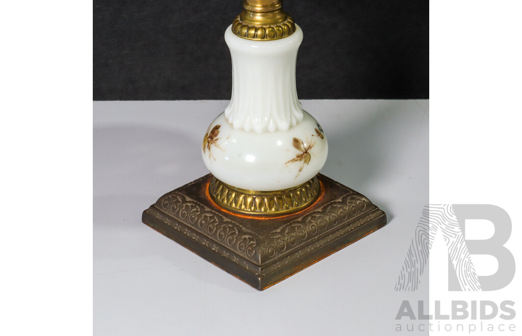 Vintage Glass Oil Lamp