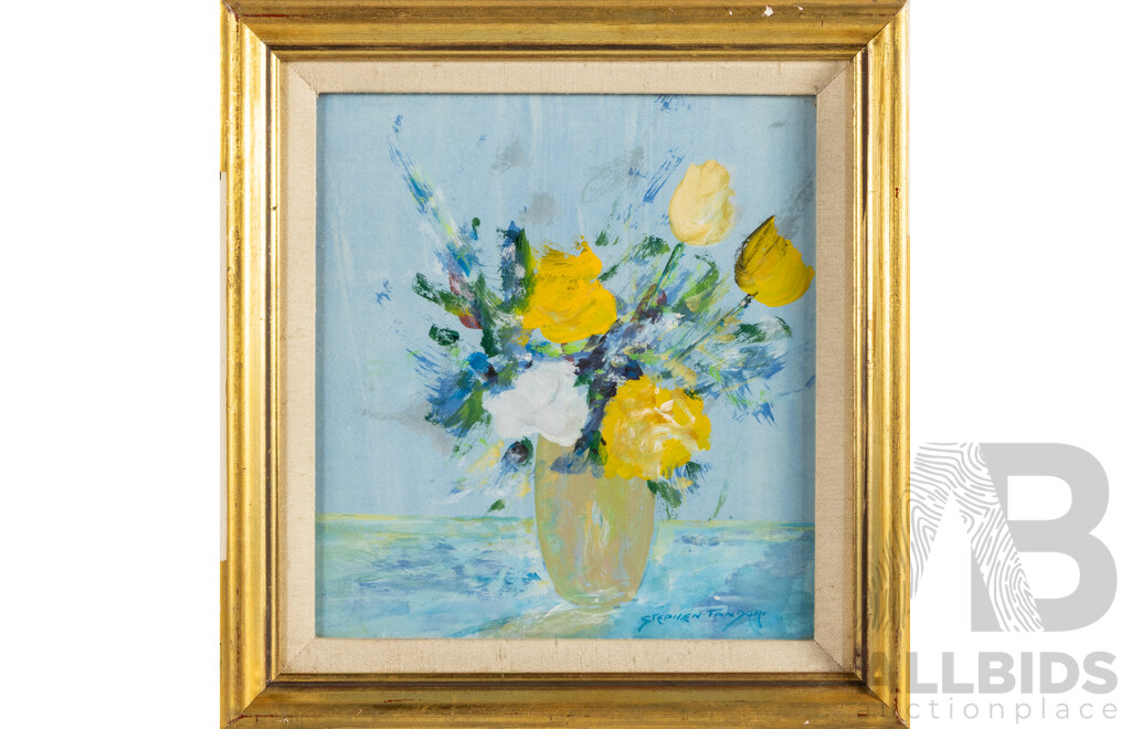 Stephen Tandori, (20th Century, Australian, 1936-), A Touch of Spring, Original Watercolour & Gouache, 39H x 28W cm (frame)