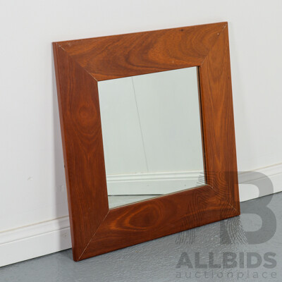 Mid Century Style Wooden Mirror