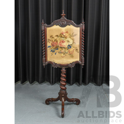 Victorian Pole Screen