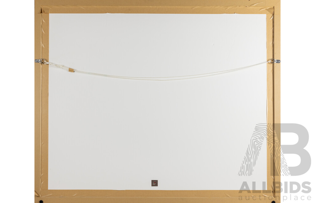 John Constable, (18/19th Centuries, British, 1776-1837), the Lock, Quality Modern Reproduction Print of Original Oil From 1824, 99 X 119 Cm (frame)