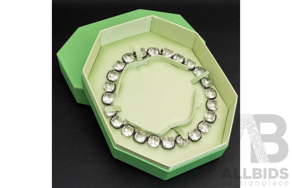 Swarovski Harmonia Choker with Cushion-Cut Crystals
