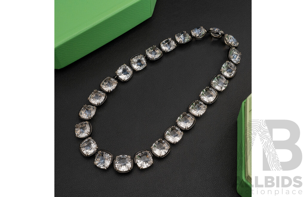 Swarovski Harmonia Choker with Cushion-Cut Crystals