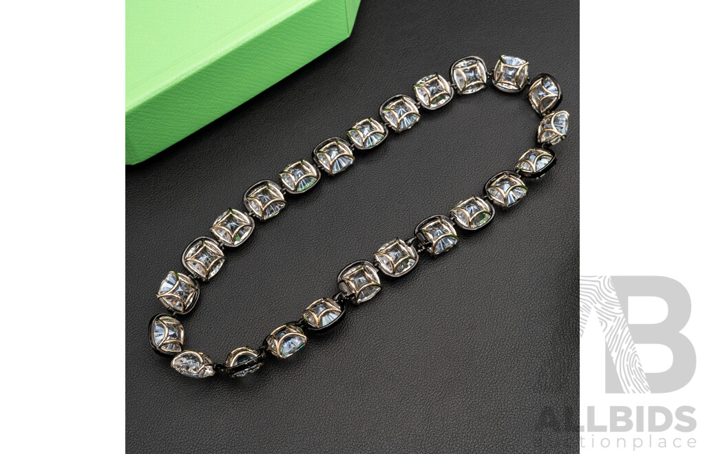 Swarovski Harmonia Choker with Cushion-Cut Crystals