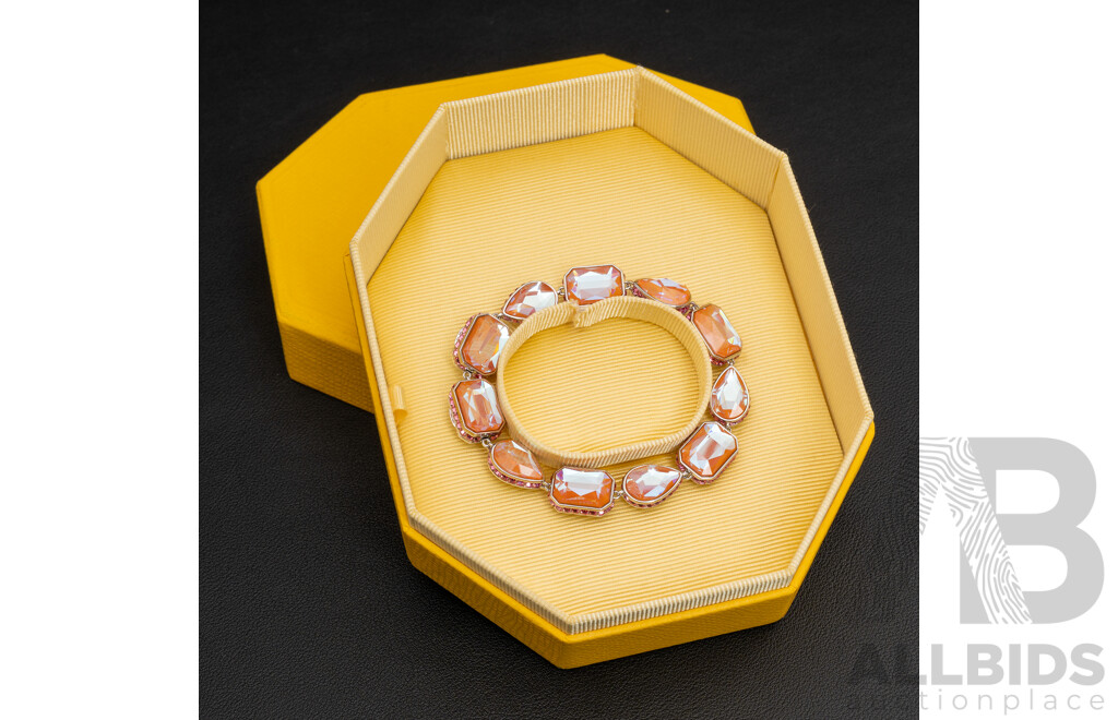 Swarovski Orbita Reversible Multicolor Crystal Bracelet