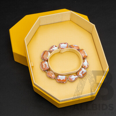 Swarovski Orbita Reversible Multicolor Crystal Bracelet