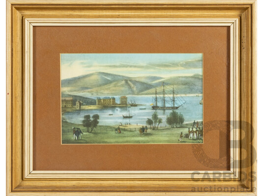 Hobarton & New Toll Gate, (Early 20th Century), Parramatta Road, Vintage Reproduction Prints After Originals, 29H x 36W cm (frames) (2)