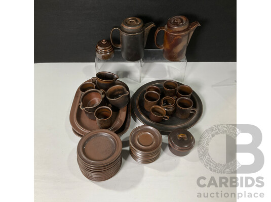 Collection of Arabia Ruska Pottery Ware