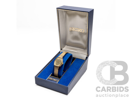 Vintage Ladies' Seiko Solid Gold Plated Watch