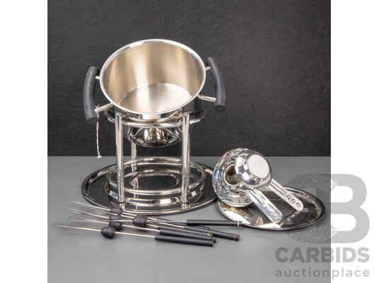 Vintage WMF Chrome Fondue Set