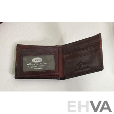 Good Selection of Gently Used Varied Sized & Mostly Leather Wallets & Purses, Including JAG Brand & Others; Also Includes Unused Serenade Beverly Hills Wallet in Original Box (14)
