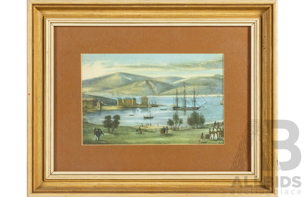 Hobarton & New Toll Gate, (Early 20th Century), Parramatta Road, Vintage Reproduction Prints After Originals, 29H x 36W cm (frames) (2)
