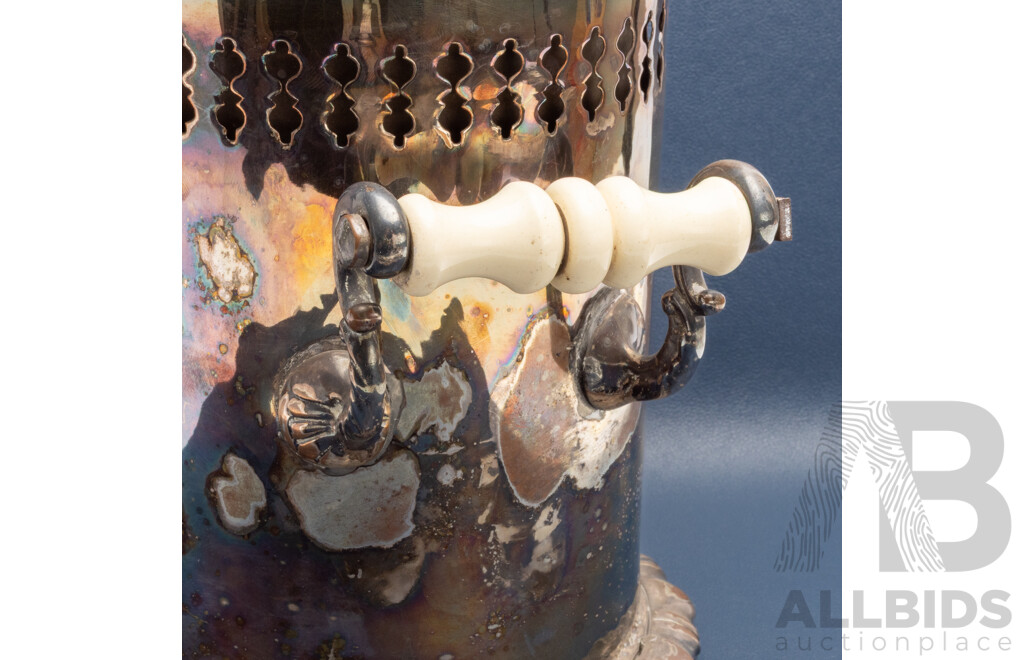 Antique Sheffield Plate Wine Cooler - 19th Century