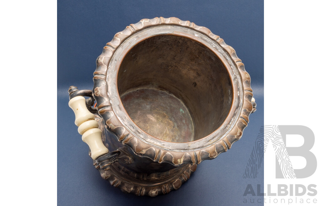 Antique Sheffield Plate Wine Cooler - 19th Century