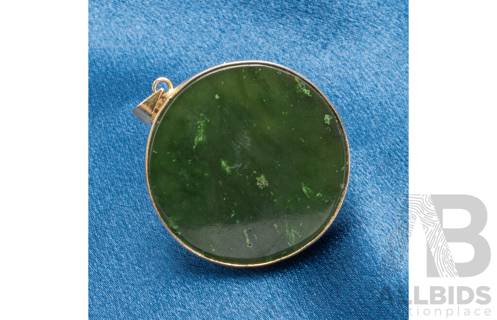 Gold Plated Chrysoprase Pendant - Zodiac LEO