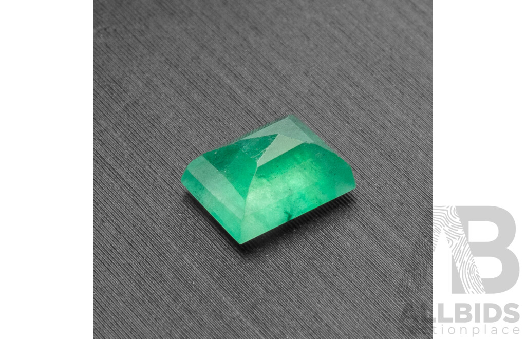 0.65ct Emerald Cut Natural Emerald