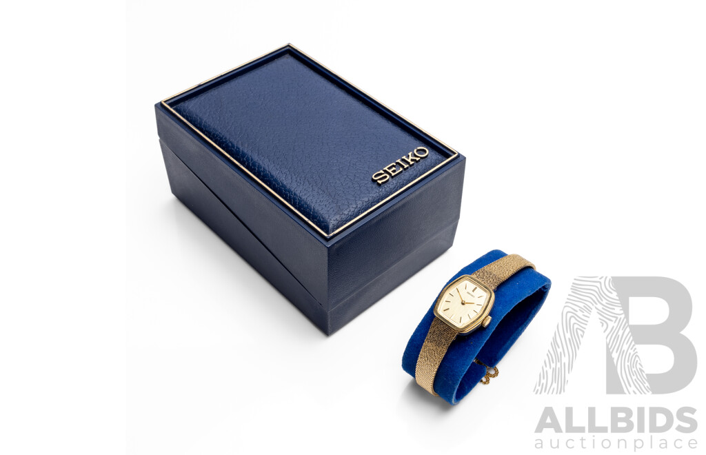 Vintage Ladies' Seiko Solid Gold Plated Watch