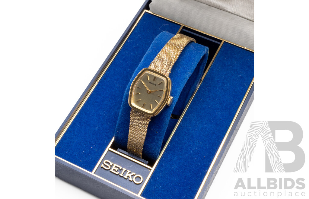 Vintage Ladies' Seiko Solid Gold Plated Watch