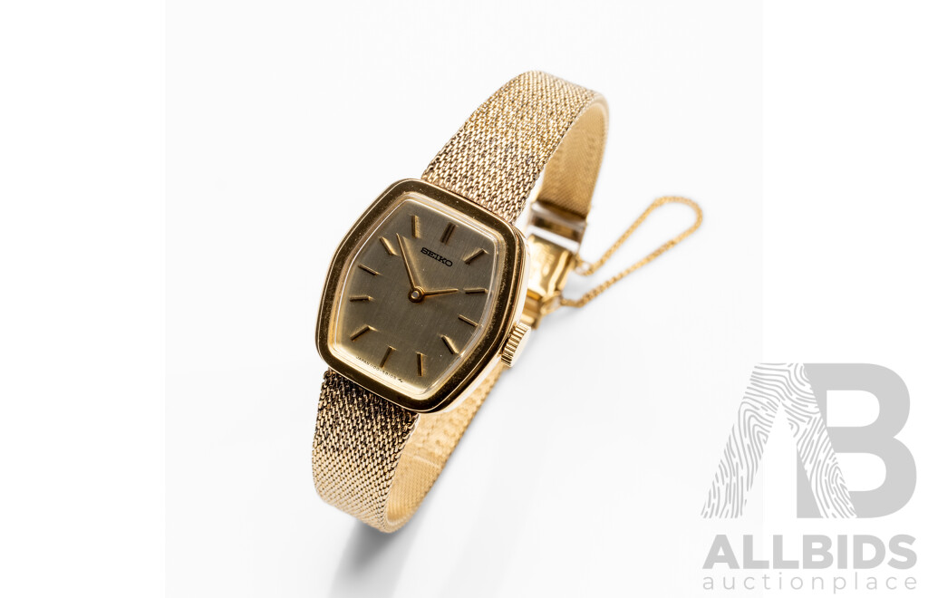 Vintage Ladies' Seiko Solid Gold Plated Watch
