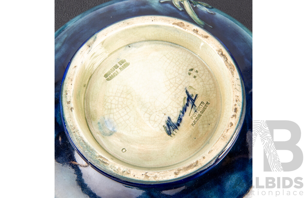 Early Moorcroft Anemone Lidded Trinket Bowl