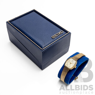 Vintage Ladies' Seiko Solid Gold Plated Watch