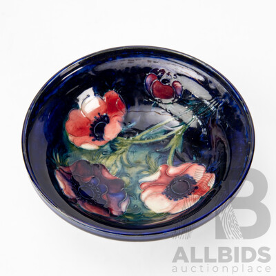 Early Moorcroft Anemone Bowl