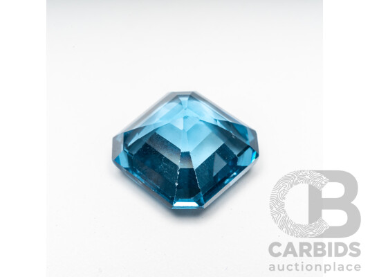 1662691 · Asscher Cut London Blue Topaz - 22.20cts
