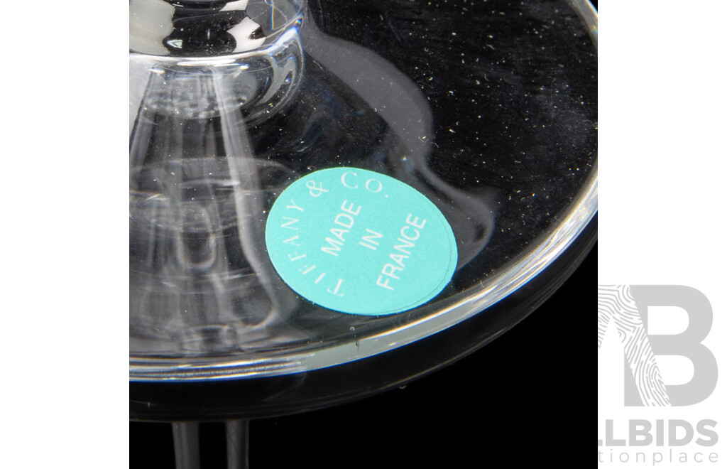 Etched Champagne Flutes by Tiffany & Co