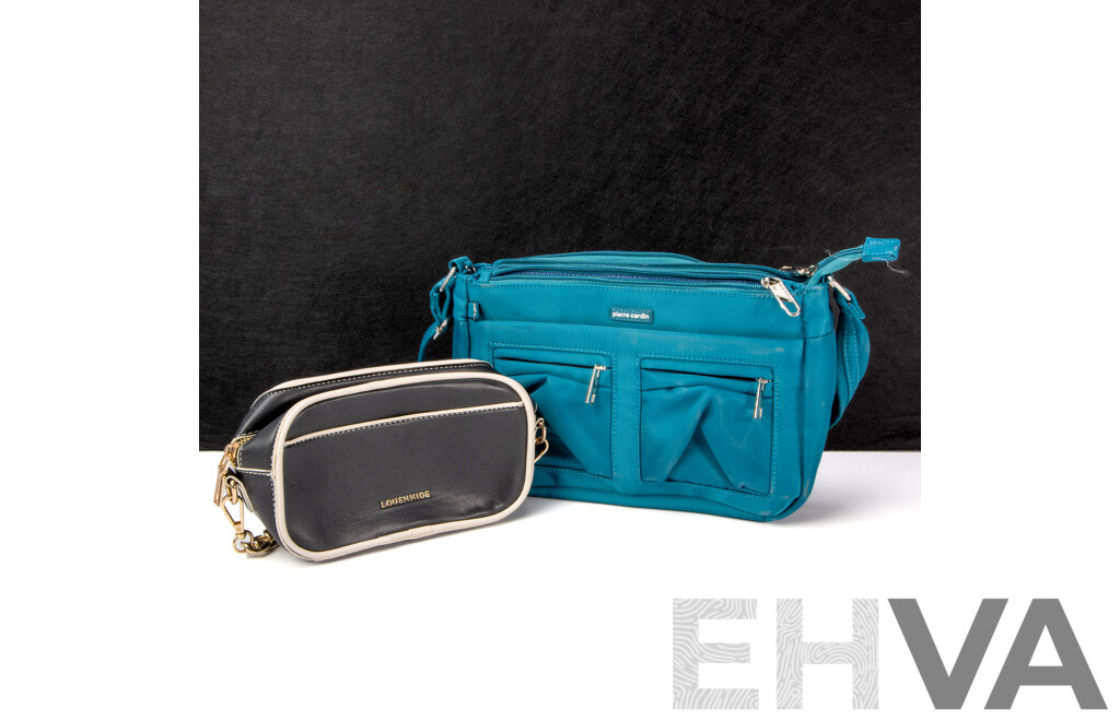 Pierre Cardin Anti-Theft RFID Crossbody with Louenhide Xandu Black Bag