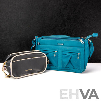 Pierre Cardin Anti-Theft RFID Crossbody with Louenhide Xandu Black Bag