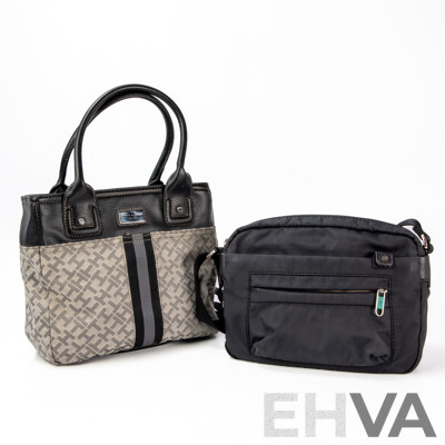 Tommy Hilfiger Monogram Handbag with Samsonite Move 2.0 Shoulder Bag