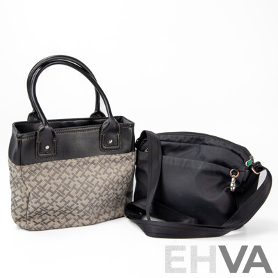 Tommy Hilfiger Monogram Handbag with Samsonite Move 2.0 Shoulder Bag