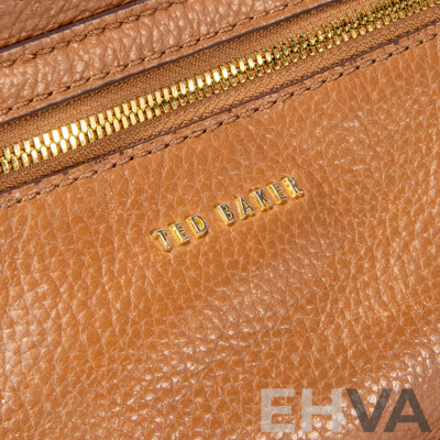 Ted Baker Brown Crossbody with Olga Berg Brown Snakeskin Embossed Bag