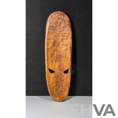 Hand Carved Wood Tribal Mask