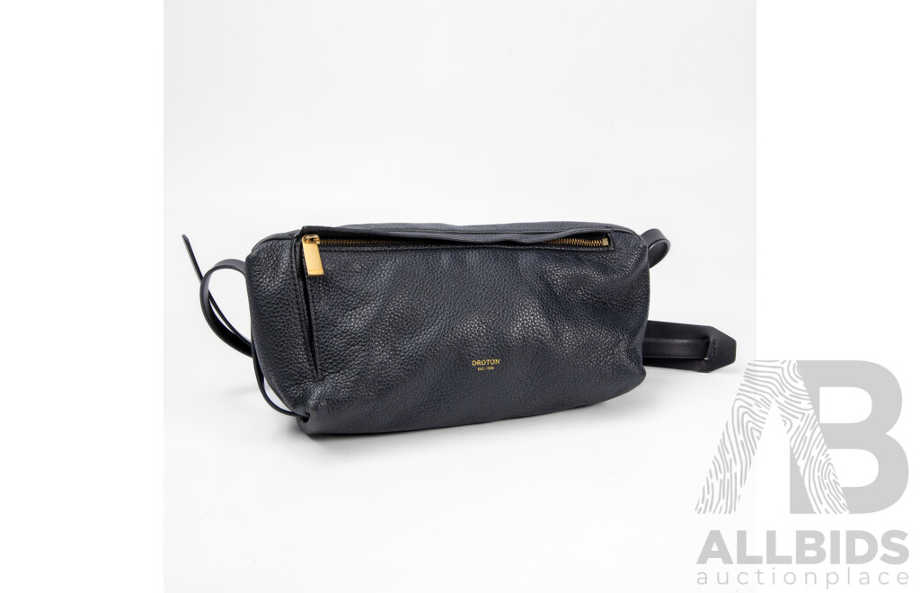 Pebbled Leather Saddle Bag by Oroton