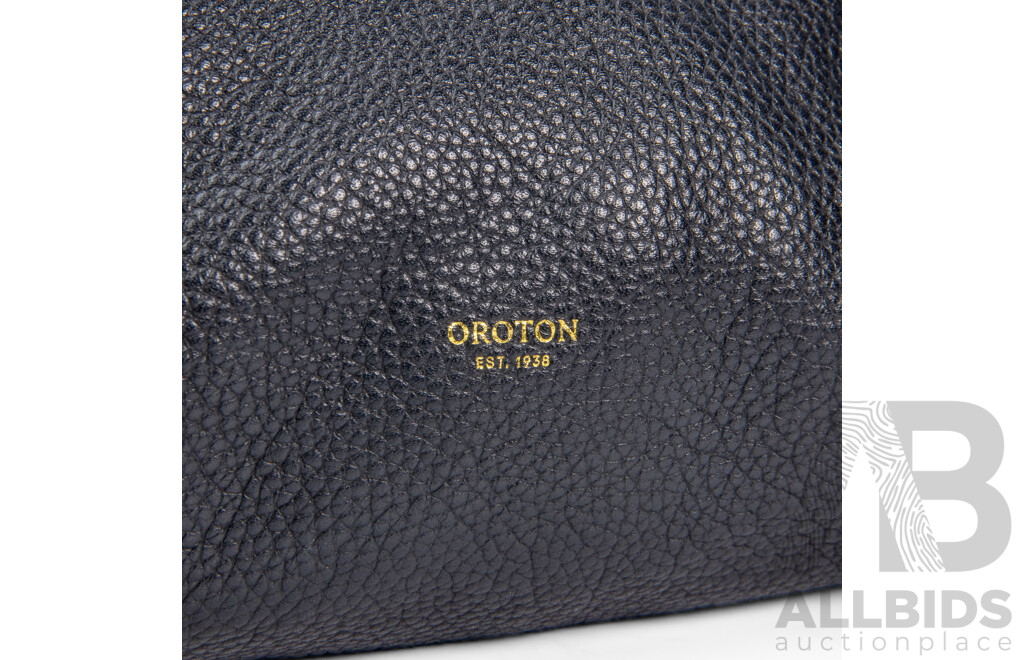 Pebbled Leather Saddle Bag by Oroton