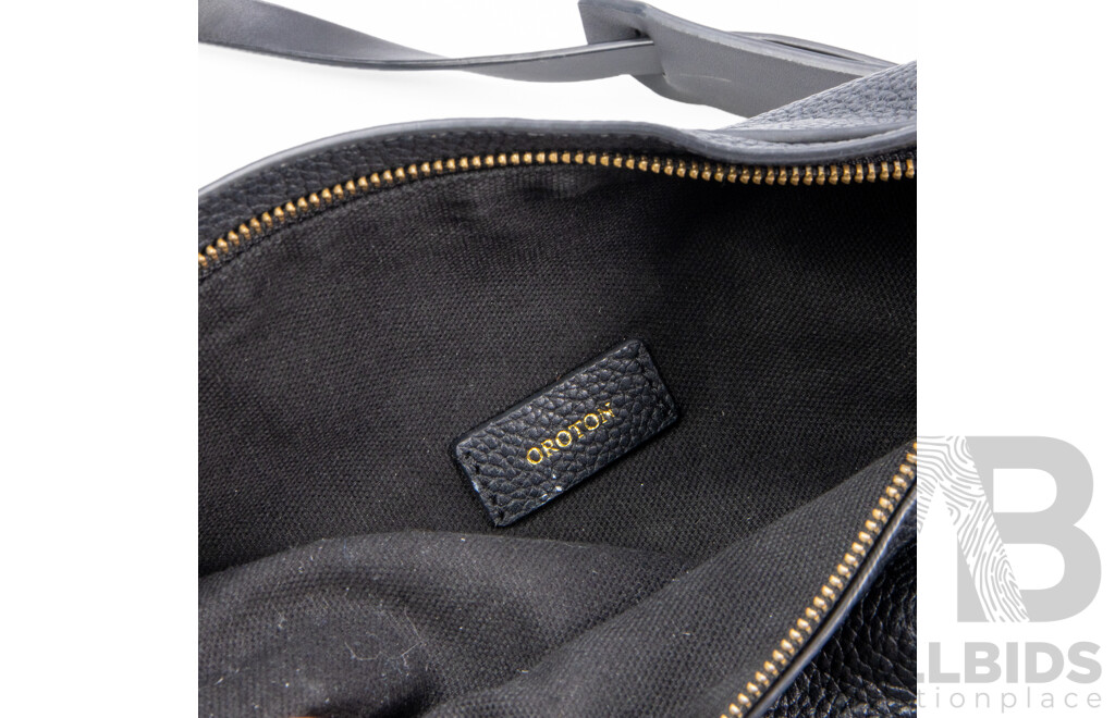 Pebbled Leather Saddle Bag by Oroton