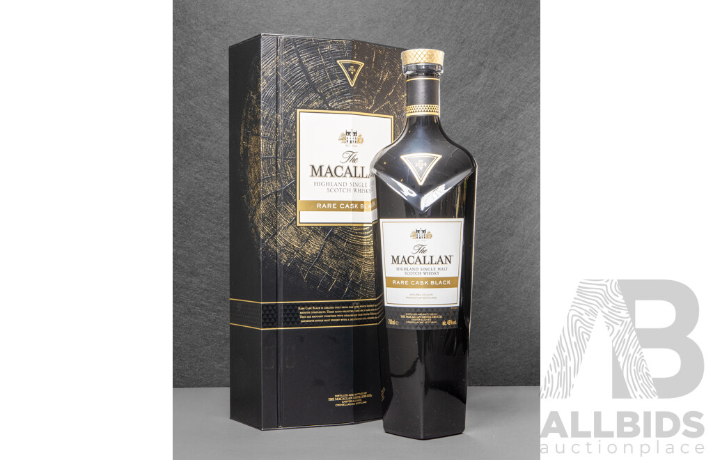 1663432 · Macallan Rare Cask Black Highland Single Malt  Scotch Whisky in Presentation Box