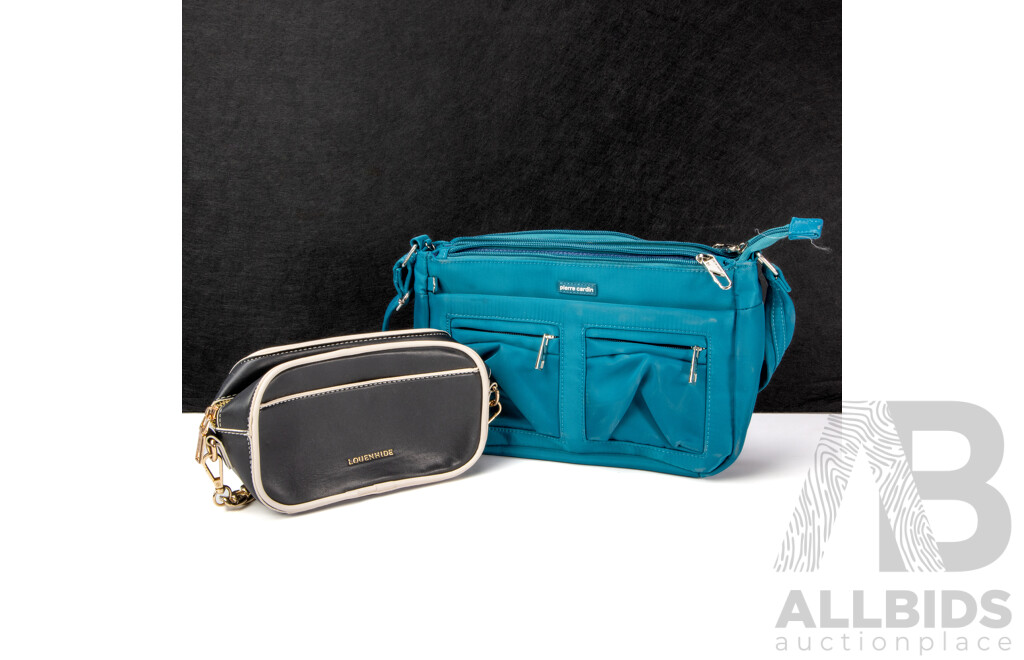 Pierre Cardin Anti-Theft RFID Crossbody with Louenhide Xandu Black Bag