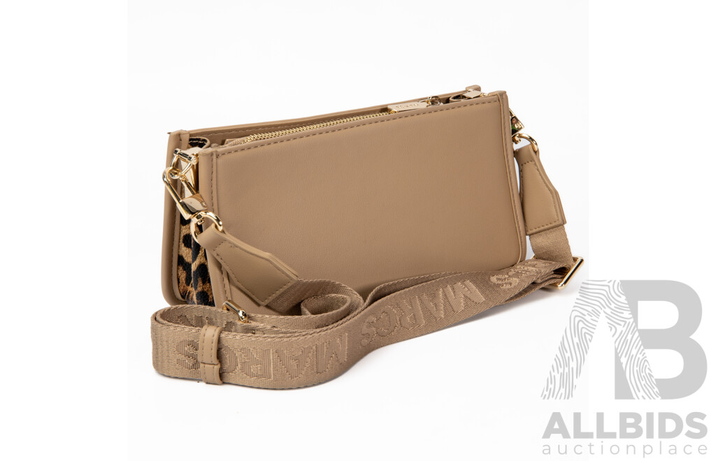 Marcs Lucerne Shoulder Bag in Tan/Leopard