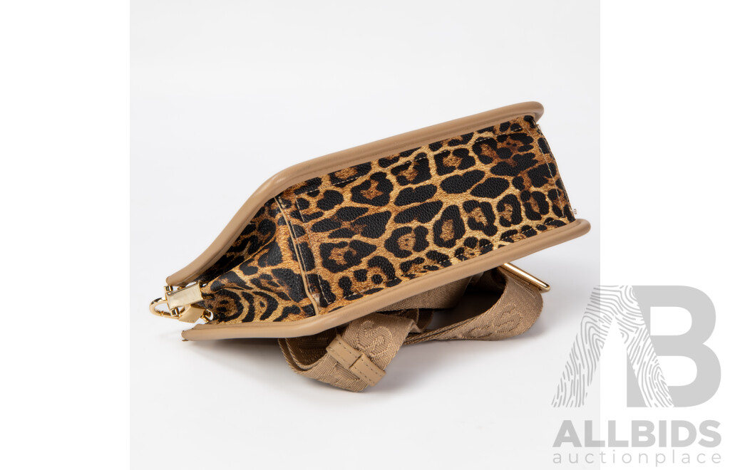Marcs Lucerne Shoulder Bag in Tan/Leopard