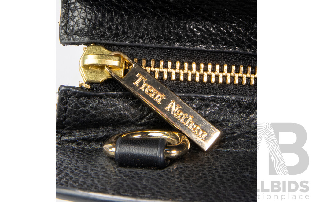 Trent Nathan Segovia Double Handle Leather Tote Bag