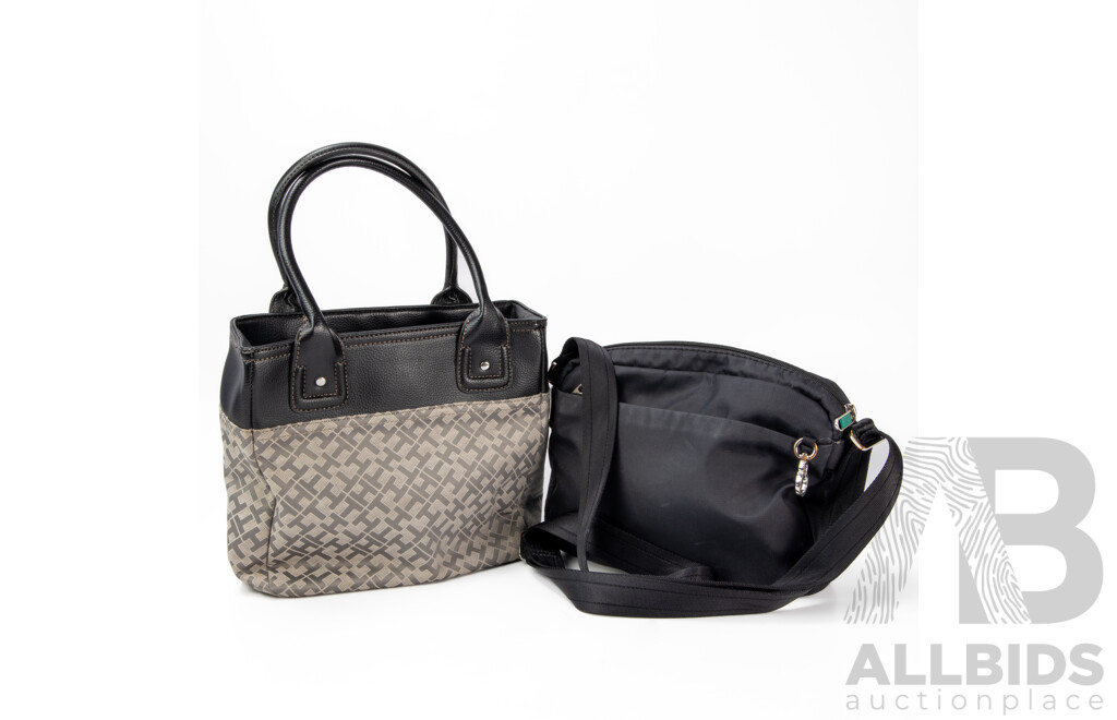 Tommy Hilfiger Monogram Handbag with Samsonite Move 2.0 Shoulder Bag