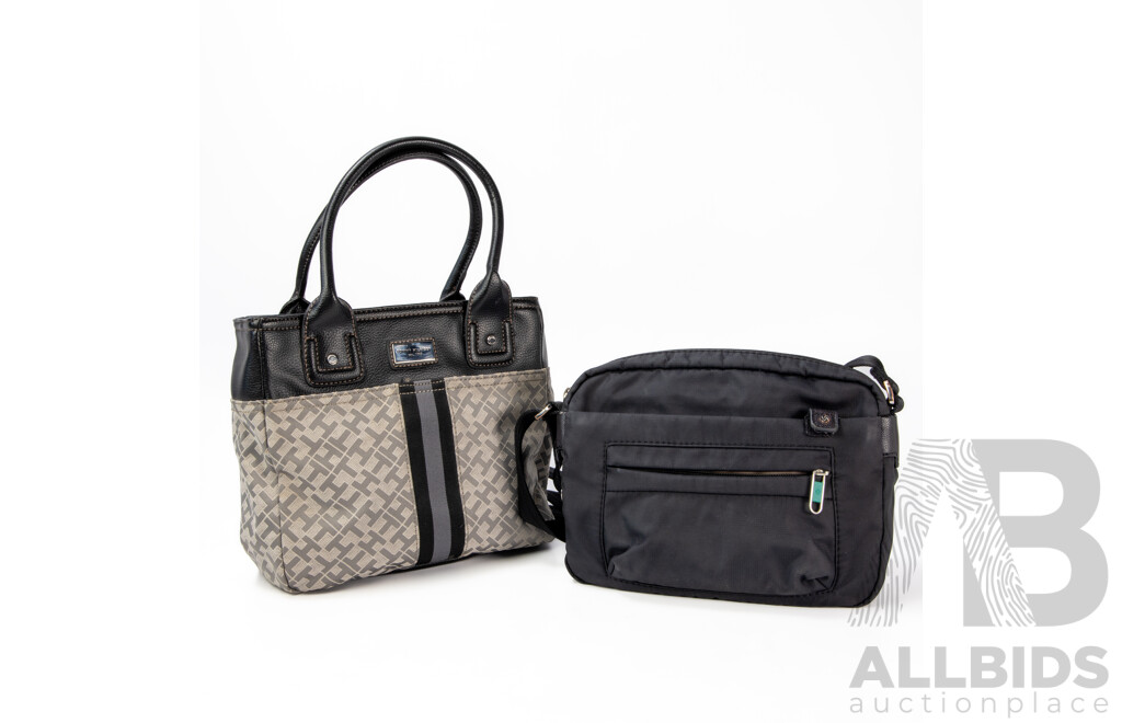 Tommy Hilfiger Monogram Handbag with Samsonite Move 2.0 Shoulder Bag