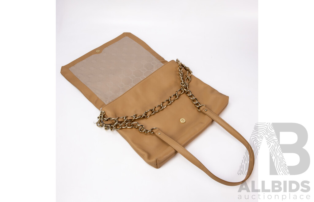 NEW Oroton Tan Vachetta Satchel- RRP $595