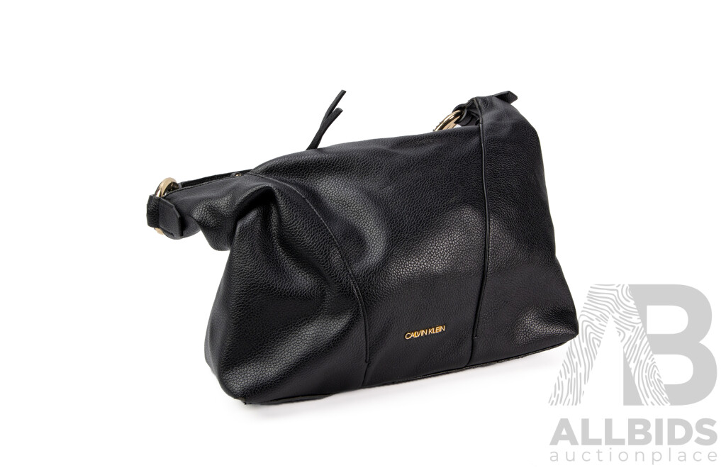 Calvin Klein Ivy Black Hobo Bag