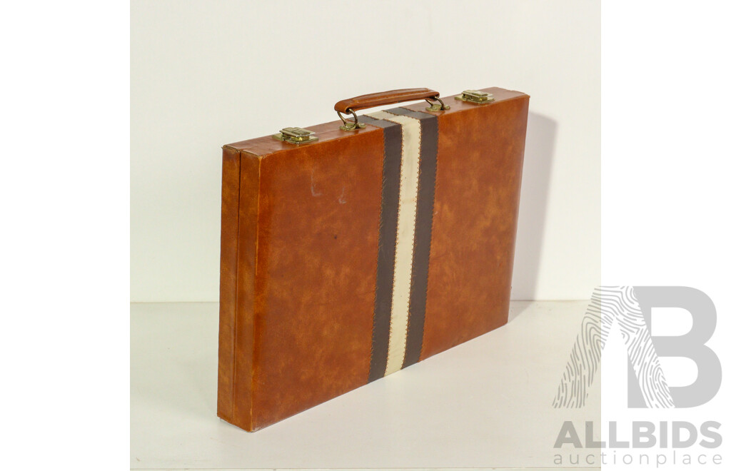 Portable Backgammon Set in Case