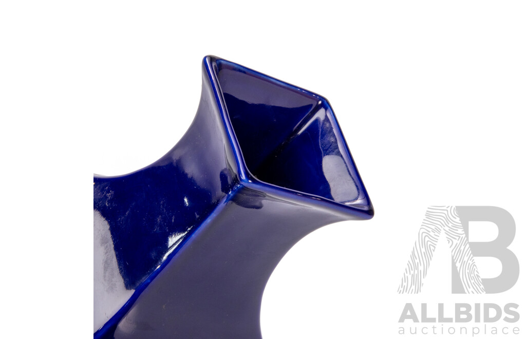 Maxwell & Williams Blue Glazed Porcelain Vase