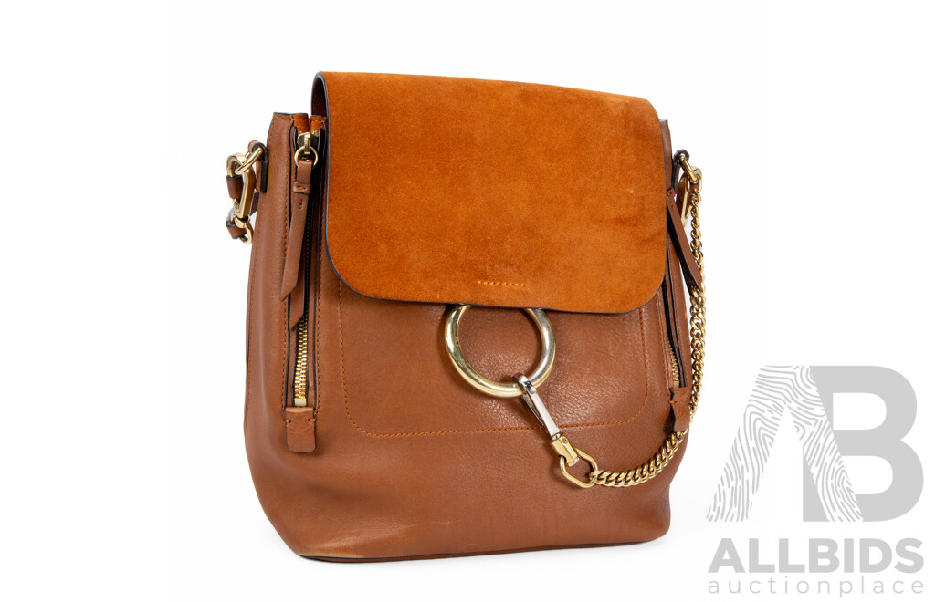 Tobacco Brown Backpack/Handbag – by Chloé Faye