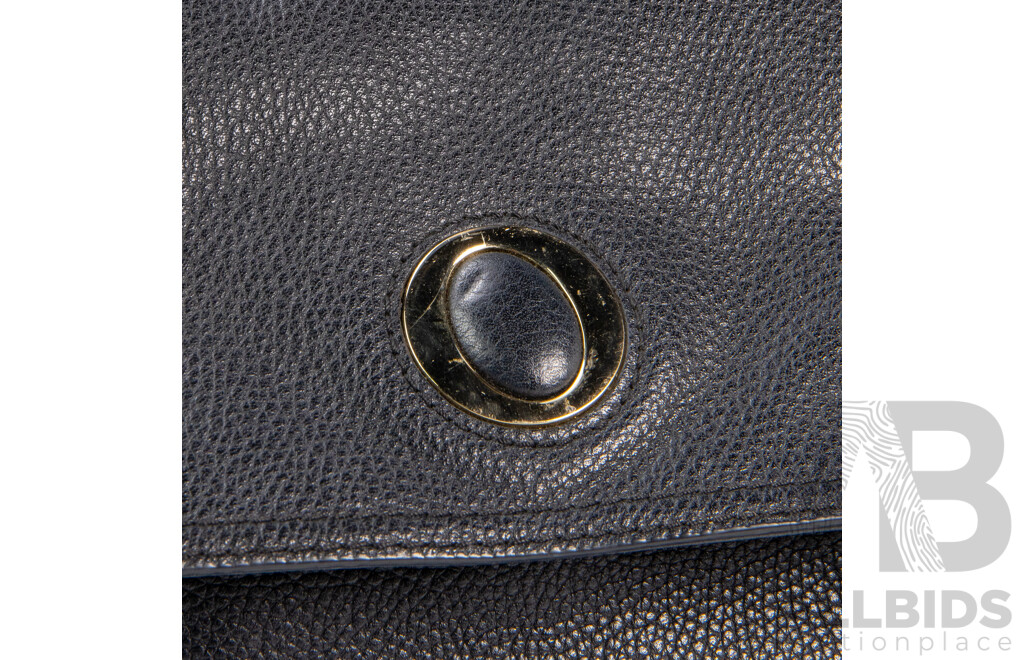 Black Leather Doctor’s Bag – by Oroton